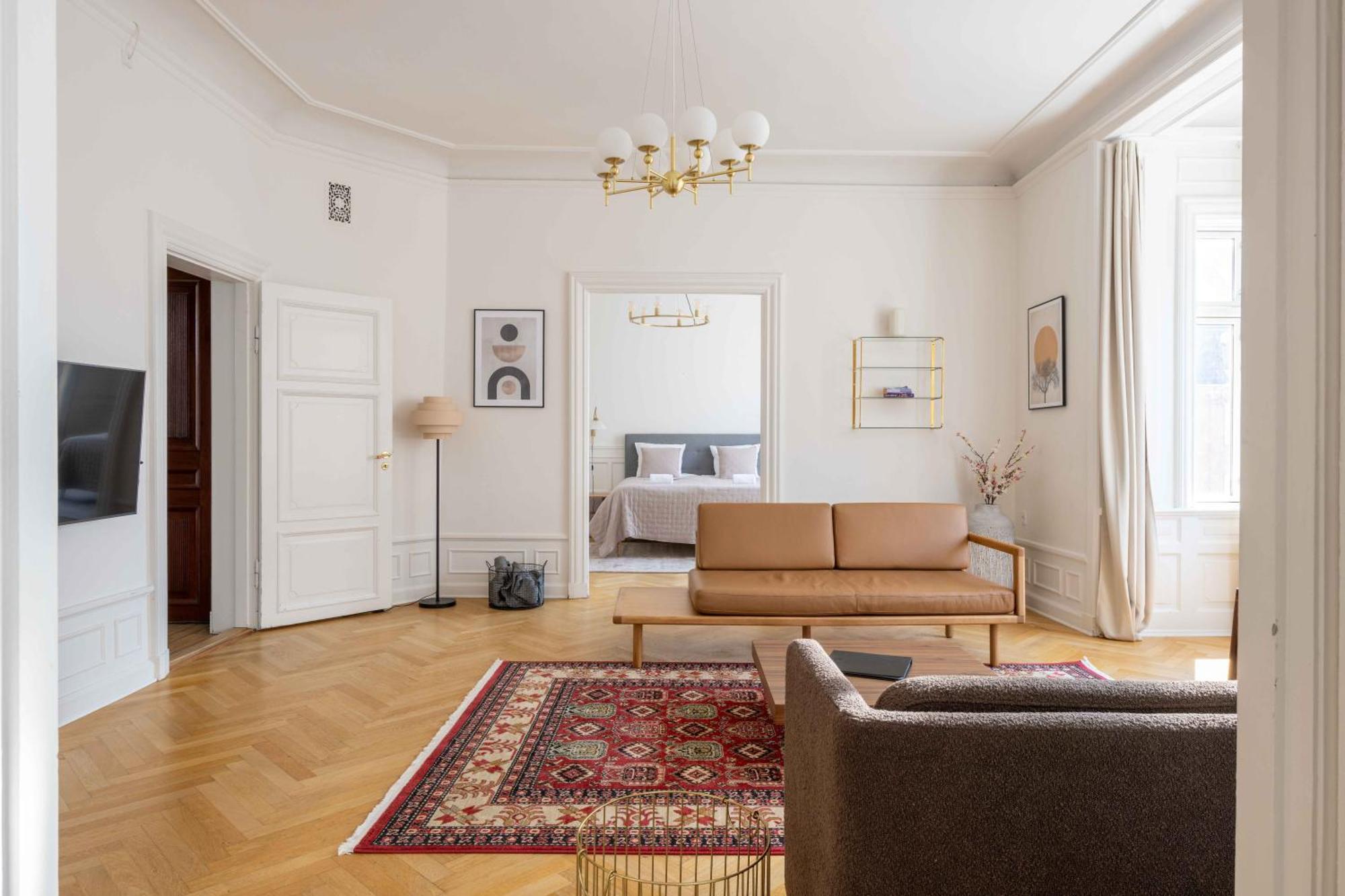 Lovely 3Br Manor Apartment 5 Min From Tivoli Gardens Copenhagen Exterior photo